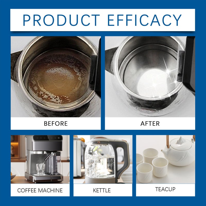 Shipping Of Newjuefish Water Scale Cleaning Effervescent Tablets For Stainless Steel Cookware And Kettles, Highly Effective In Removing Stains - Image 3